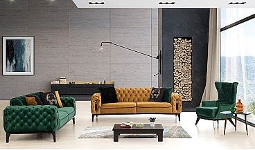 Aspendos Chester Koltuk Takımı 3+3+1 