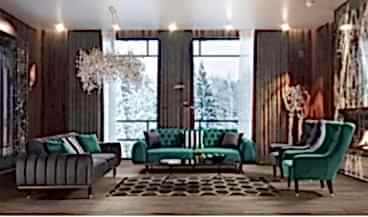 Kiev Koltuk Takımı 3+3+1 