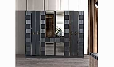 Moon Yatak Odası Takımı (Gri) 